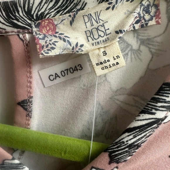 Pink Rose Mini Dress - Picture 4 of 5